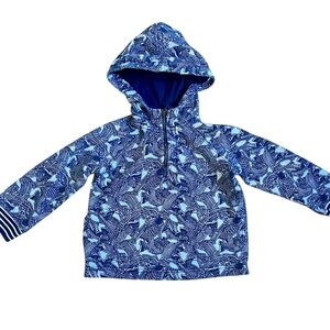 Tea Collection Blue Patterned Hoodie